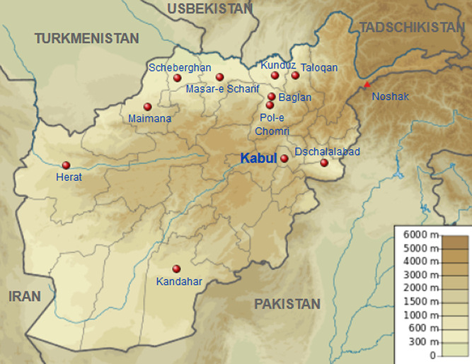 Telefonauskunft Afghanistan Übersicht