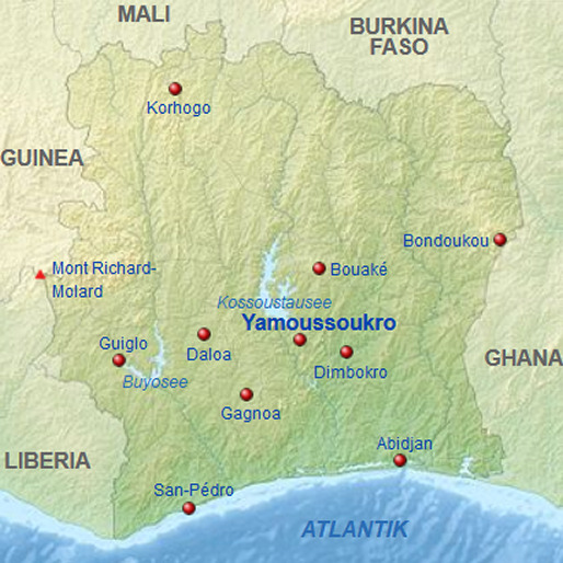 Telefonauskunft Elfenbeinküste Übersicht