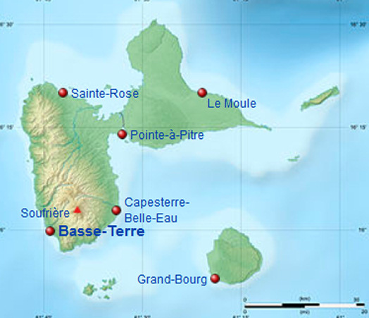 Telefonauskunft Guadeloupe Übersicht
