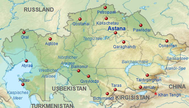 Telefonauskunft Kasachstan Übersicht