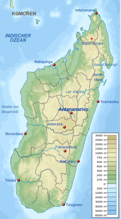 Telefonauskunft Madagaskar Übersicht