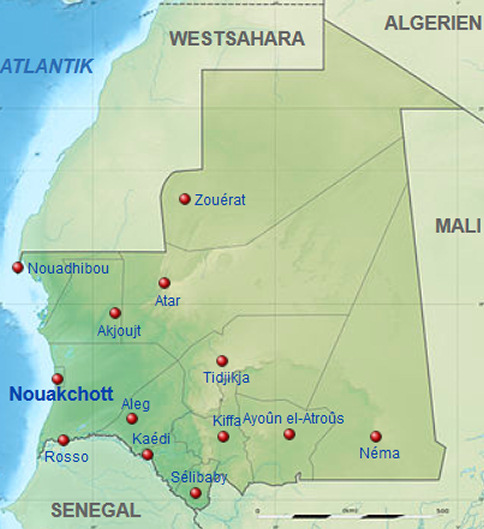 Telefonauskunft Mauretanien Übersicht